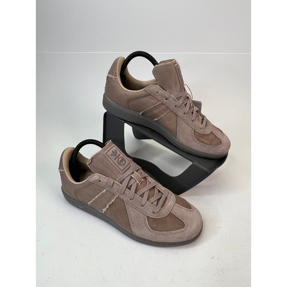 Adidas BW Army Sneakers Brown Leather Canvas Casual Shoes JR3724 Women's‎ Size 8 - Picture 5 of 8